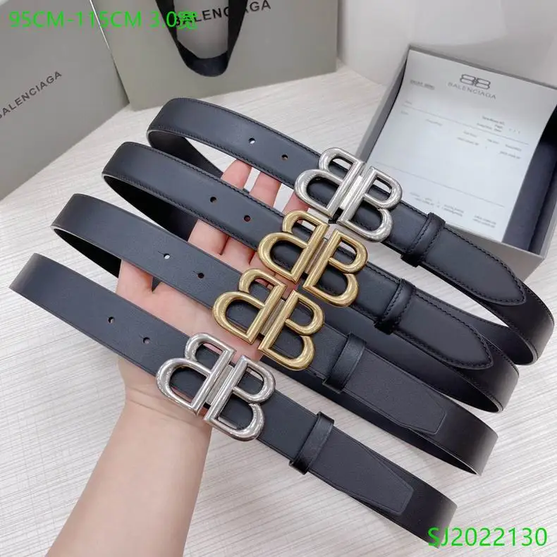 Balenciaga belt 30mmX95-115cm 7D10